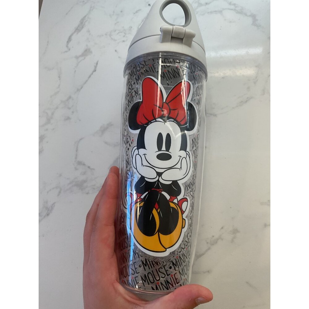 Tervis Disney Minnie Mouse Insulated Tumbler 24 Oz With Flip Lid & Straw